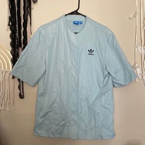 Adidas Baseball Style Button Up Top